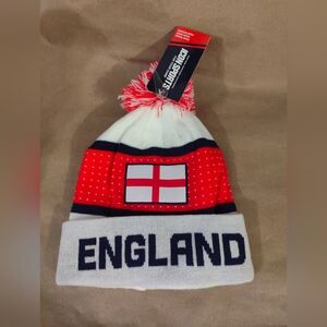 England national team knit beanie with a pom-pom
